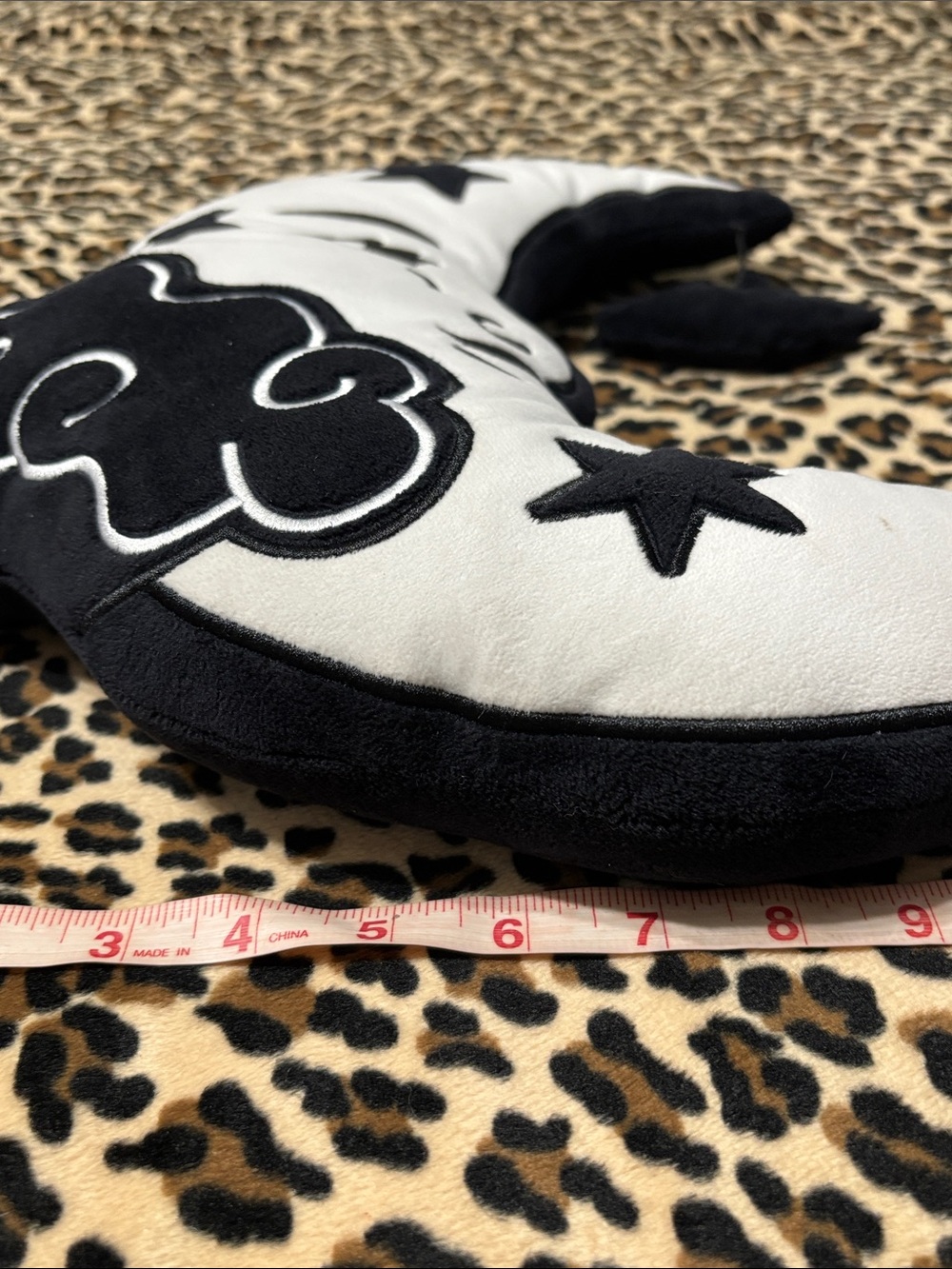 KILLSTAR π€ Moonbeam Pillow Stars Luna White Black Crescent Moon Goth Home Dorm - Picture 12 of 17